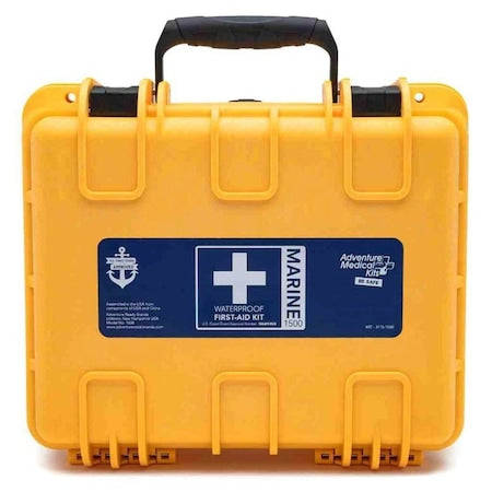 Adventure Medical 0115-1500 First Aid Kit and Housing, Plastic Box, 243 Components, 8 People Served