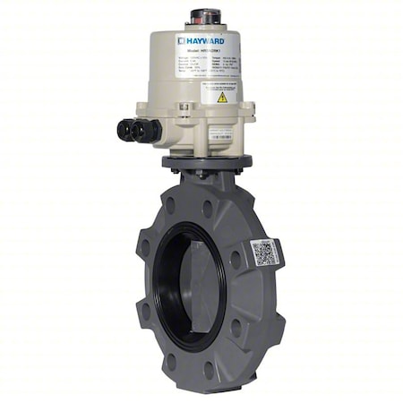 Hayward Flow Control HRBYV11030E BYV Series PVC Body, 120 VAC, 3 in Pipe