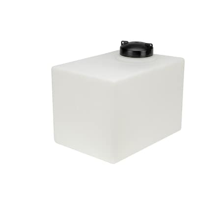 Norwesco 44853-DS Utility Tank, 17 in, White, Rectangular