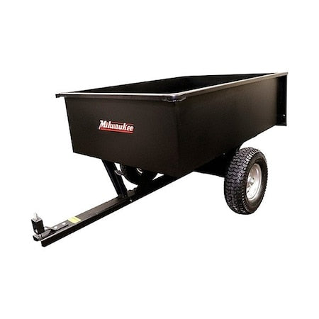 Milwaukee Hand Trucks LC1500BM Dump Cart, Black, Steel, 15 cu ft