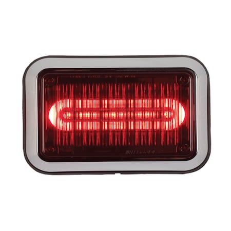 Code 3 4612RBZ-75 Perimeter Light, LED, Rd, Surf, Rect, 8-1/2 L