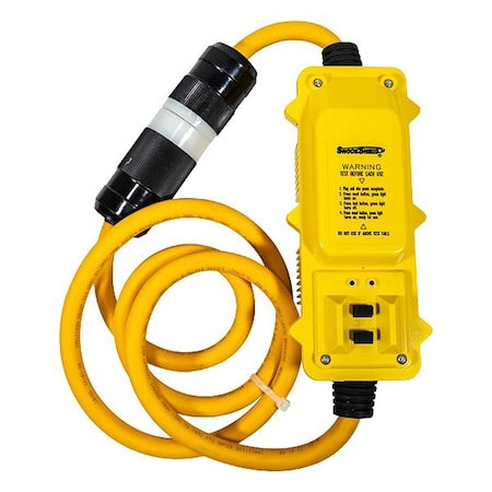 Southwire 44800013-2 GFCI, Yellow, 6 ft, 1 Outlet, 10 AWG