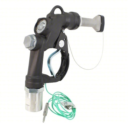 Husky 12090219N Fuel Nozzle, Black, 7 in Aluminum Spout