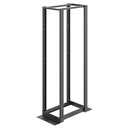 Nvent Hoffman E4DR19FM45U Rack, Frame, Aluminum, Black