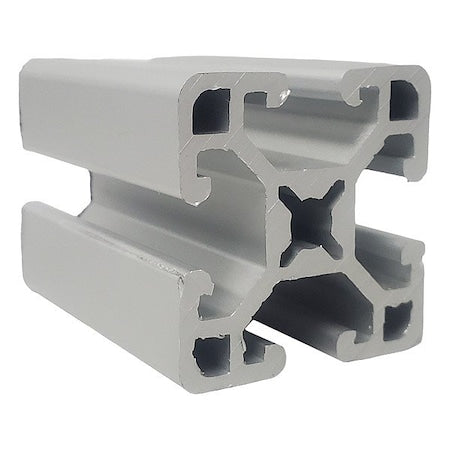 Faztek 15QE1515UL-120 T-Slot Framing Extrusion, 120 in L, Silver