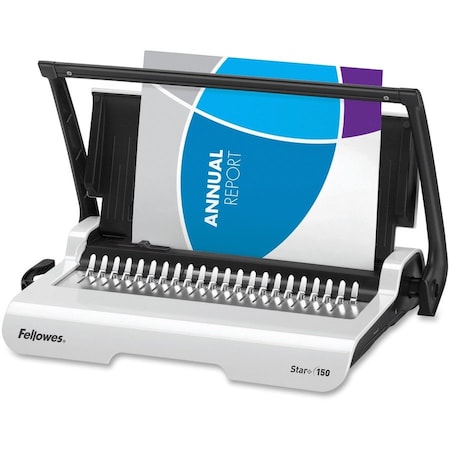 Fellowes 5006501 Binding Machine, Black/White, Manual