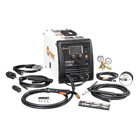 Hobart Welding Products 500578 Multiprocess Welder, Multi-Handler 200, Phase Single-Phase, 110/115/120V AC, 220/230/240V AC