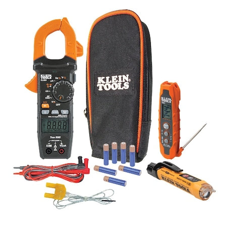 Klein Tools CL320KIT Clamp On Power Meter Kit, 600V, 400A, 60kHz