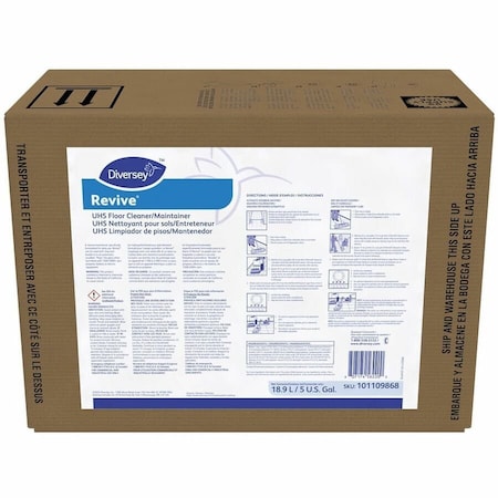 Diversey 101109868 Floor Cleaner and Maintainer, 5 gal, Sweet