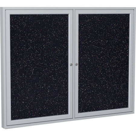 Ghent PA23648TR-CF Rubber Enclosed Bulletin Board 36