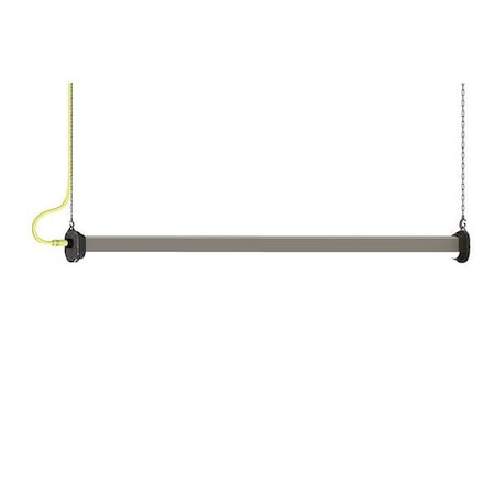 G&G Industrial Lighting GR-FPX4-HO-50K-3P-CBL Light, 4 ft L, 2 3/8 in W, 120/277V AC