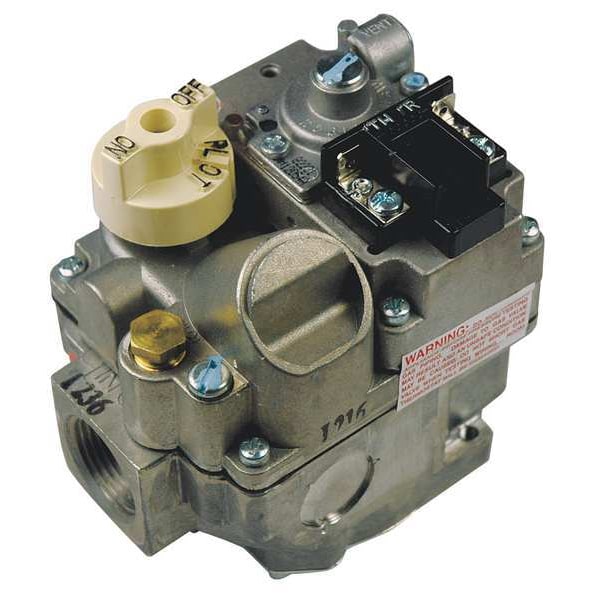 700-424 Robertshaw Gas Valve, Straight-Thru, Pressure Regulator Included