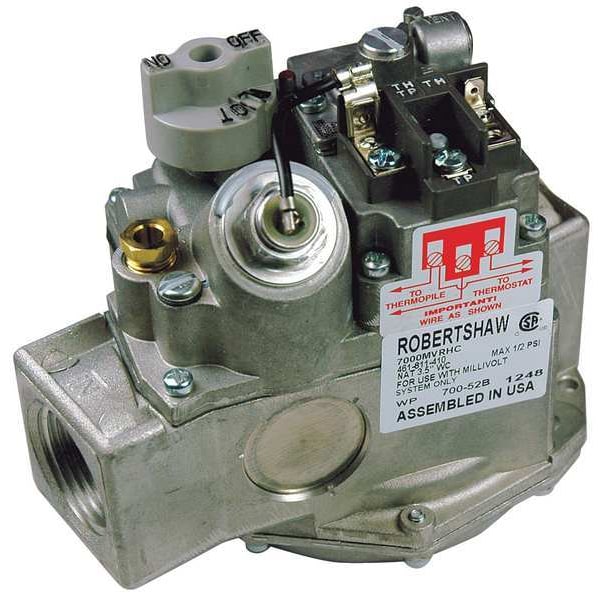 700-522 Robertshaw Gas Valve for furnaces with slow opening characteristic