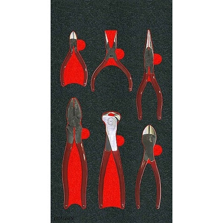 Proto J201GSKV Cutting Pliers Kit, Type Needle Nose