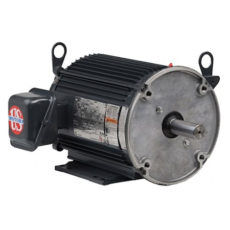 U.S. Motors UN14T2BC 3-Phase Vector Motor, 1/4 HP, 56 Frame, 230/460V AC Voltage, 1,765 Nameplate RPM