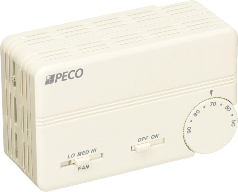 TA155-028 Peco 3 Speed Fan Coil Thermostat Fan Control 24-277V