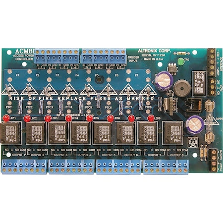 Altronix ACM8CB Access Power Controller 8 PTC Trigger