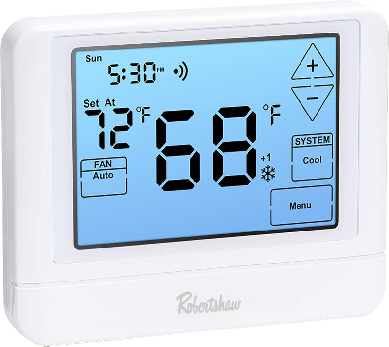 RS10420T Robertshaw 7-Day Wi-Fi Touchscreen Programmable Thermostat, 24V