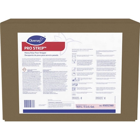 Diversey 95032360 Butyl Free Floor Stripper, Liquid, 5 gal