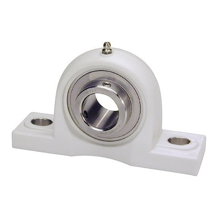 Iptci SUCTP206-30 MM Pillow Block Bearing, Polymer Housing Material, Set Screw, Ball, 30 mm Dia, Stainless Steel Insert