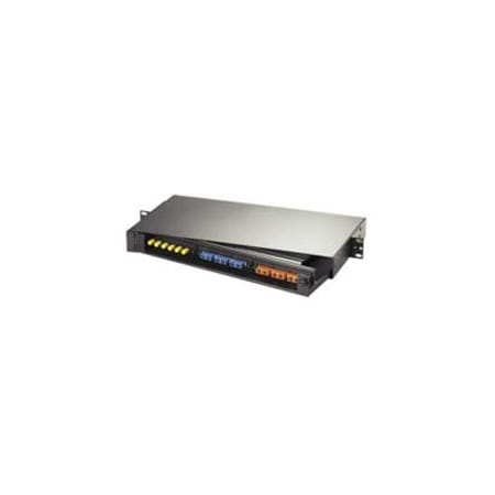 Hubbell Premise Wiring FPR3SP Hubbell Rack Mount Panel, 3 FSP Adapter Panels, Unloaded - 18 - 18 Port(s) - 18 x RJ-11 - 1U