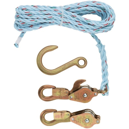 Klein Tools 1802-30 Block and Tackle with Anchor Hook Cat. No. 258