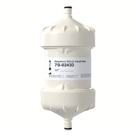 Nephros 70-0243D Inline Water Filter, 3 gpm, 2 1/2 in Dia