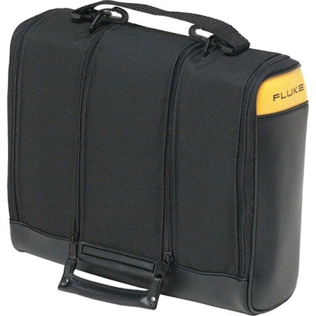 Fluke C789 Soft Carrying Case, 12x10x3, Black/Yellow