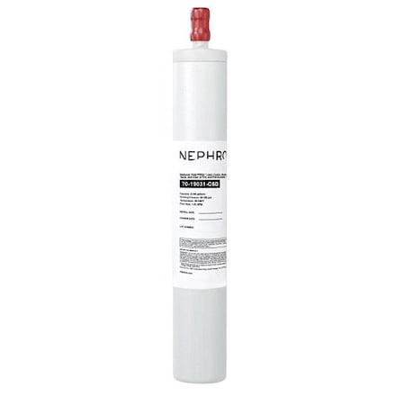Nephros 70-19031-C60 Carbon Block Filter, 17 in H, 3 in Dia