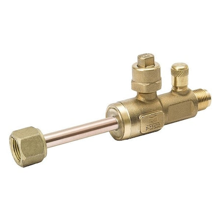 Mueller Industries A 18947 Refrigerant Ball Valve, 1/2 in, 775 psi