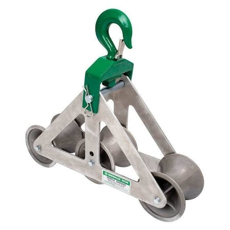 Greenlee 6036 Sheave Cable Guide, Al/Steel, 6,500 lb Cap