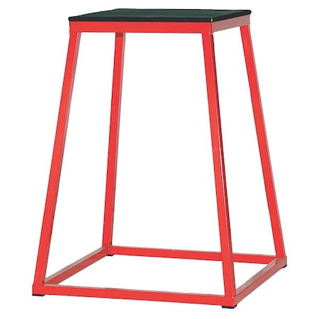 Champion Sports pxb30 Plyo Box, Steel, Black; Red