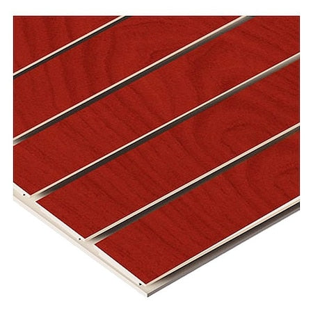 Specialty Store Services 2951CH Slatwall Panel, Cherry, 4 ft H, 8 ft W