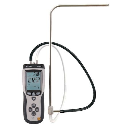 Reed Instruments R3001 Pitot Tube Anemometer, 10 psi
