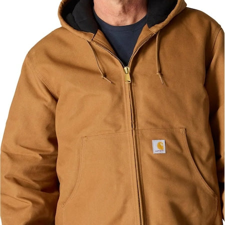 Carhartt 106673-BRN3XLREG Men's Jacket, Cotton, Brown, 3XL