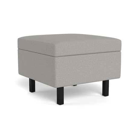 Safco MISSBNDT15 Ottoman, 18 1/2 in H, Light Gray