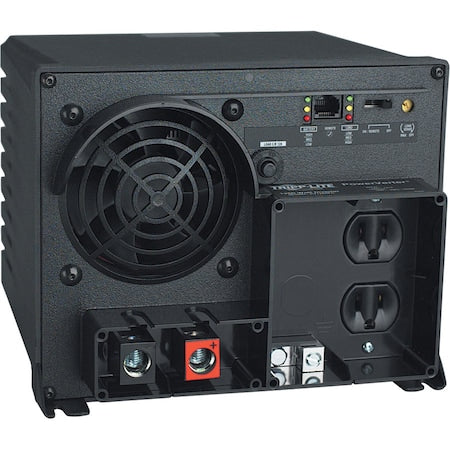 Tripp Lite PV1250FC Power Inverter, Modified Sine Wave, 2,500 W Peak, 1,250 W Continuous, 2 Outlets