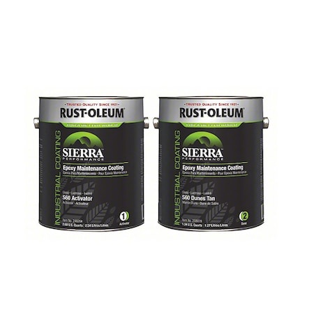 Rust-Oleum 251212 1 gal Floor Coating Kit, Gloss Finish, Gray, Water Base