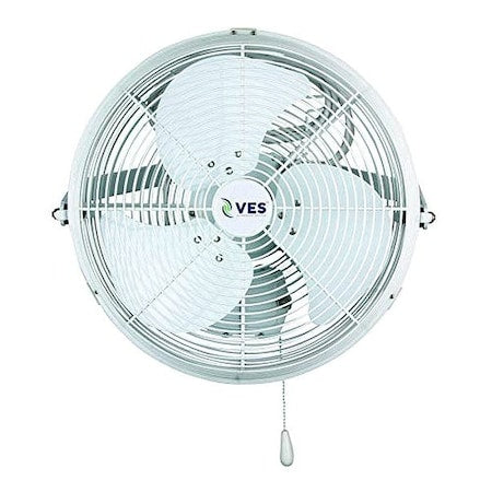 VES-Artex 102576 Mounted Fan, Silver, 18 in Dia