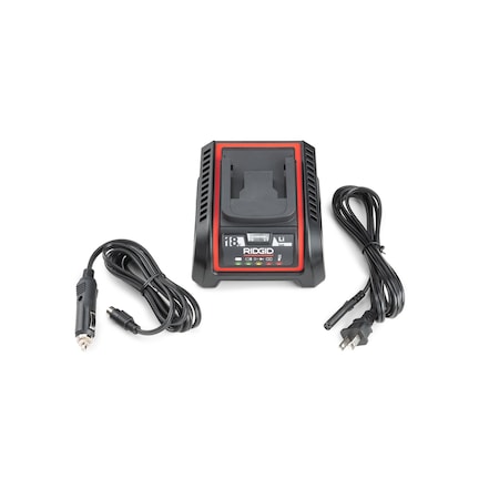 Ridgid 64383 Battery Charger, 100-240V AC, (1) 18V