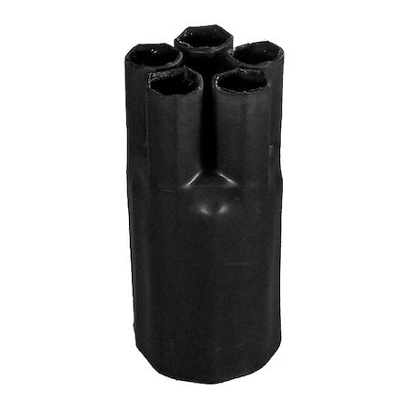 Electriduct HSB-5-1.5-10PK Heat Shrink Breakout Boots, 2:1 I.D. Shrink Ratio, 1.57 in I.D. Before Shrinking, 3.3 in