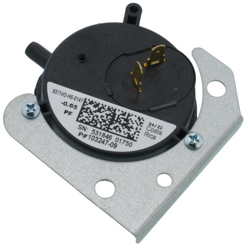 80W57 Lennox SPST Pressure Switch for .65 Wc