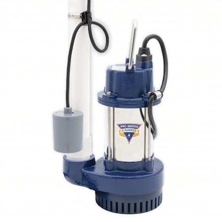PRO Series Pumps S3033-TS Submersible Sump Pump, 10 ft, 13 in, 115V AC