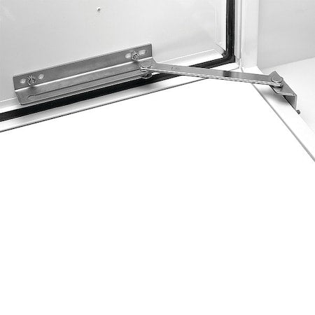 Nvent Hoffman ALGDSTOP2 Door Stop Kit, Door Stop Accessory, Steel