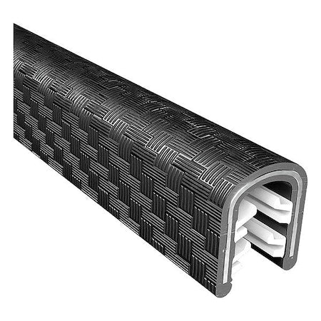 Trim LOK INC ETPB8x1/8-250 Edge Trim Plus, Black, 250 ft L