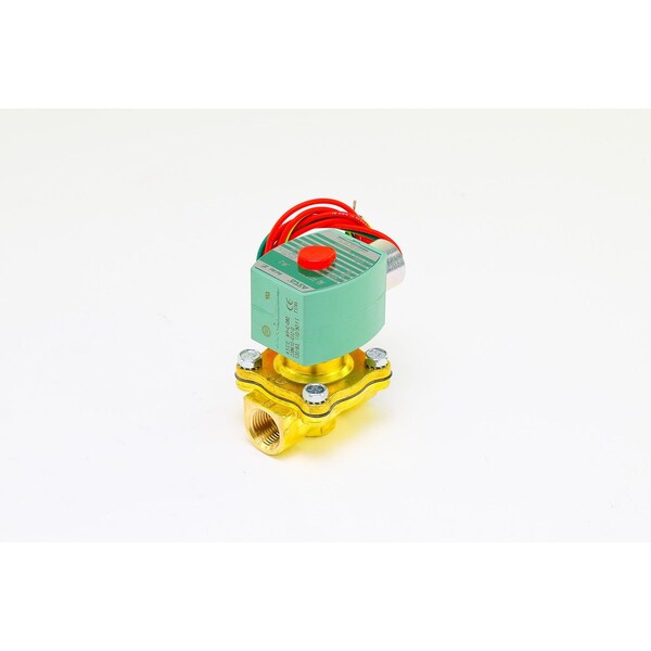 8210G94LF Asco 1/2 in. NC 0/150# 4CV brass valve 120V