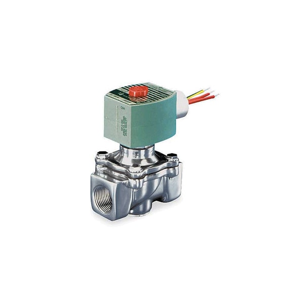 8214G261-24VDC Asco 8214G261 Gas Shutoff Solenoid Valve, 2-Way Normally Closed, 1-1/4