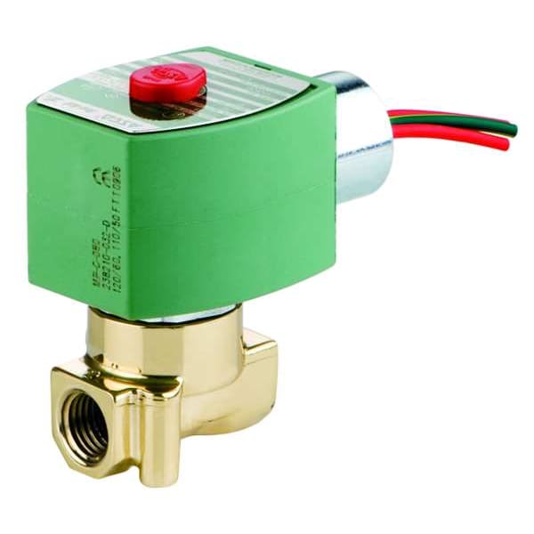 8262H001 Asco Solenoid Valve, 2-Way Normally Closed, 1/8 in Pipe Size, 120V AC