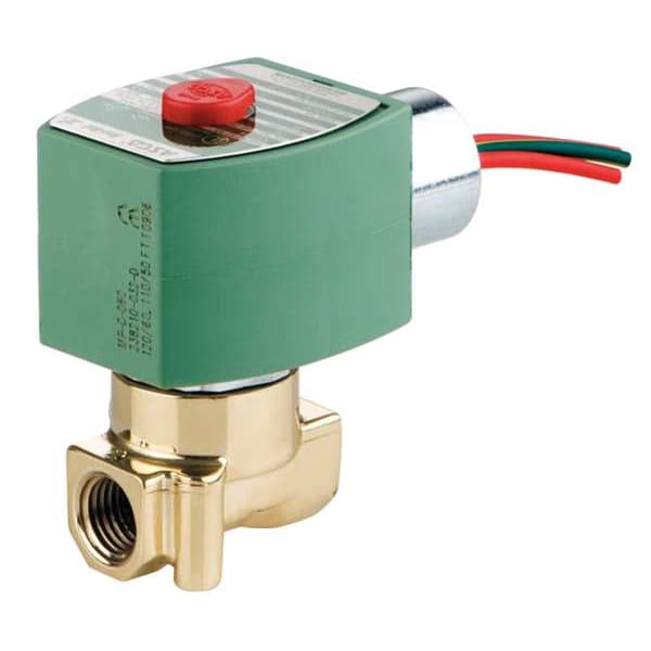 8262H114LT Asco Solenoid Valve, 2-Way Normally Closed, 1/4 in Pipe, 120V AC