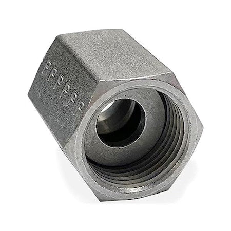 Parker 4 TLFA-SS Nut, Steel, O-Ring Face Seal, 1/4 in